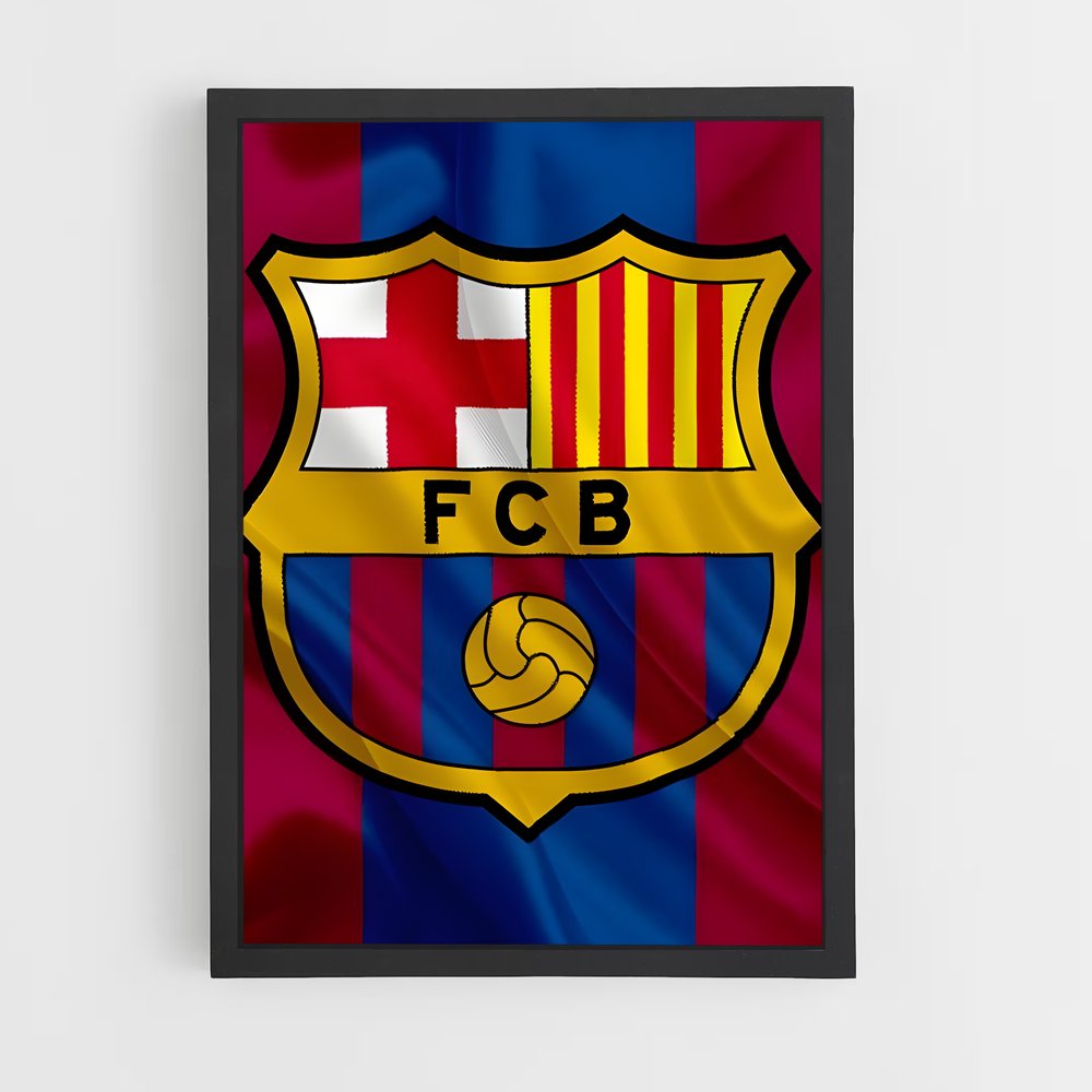 Poster FCB Stripes (vue 2)